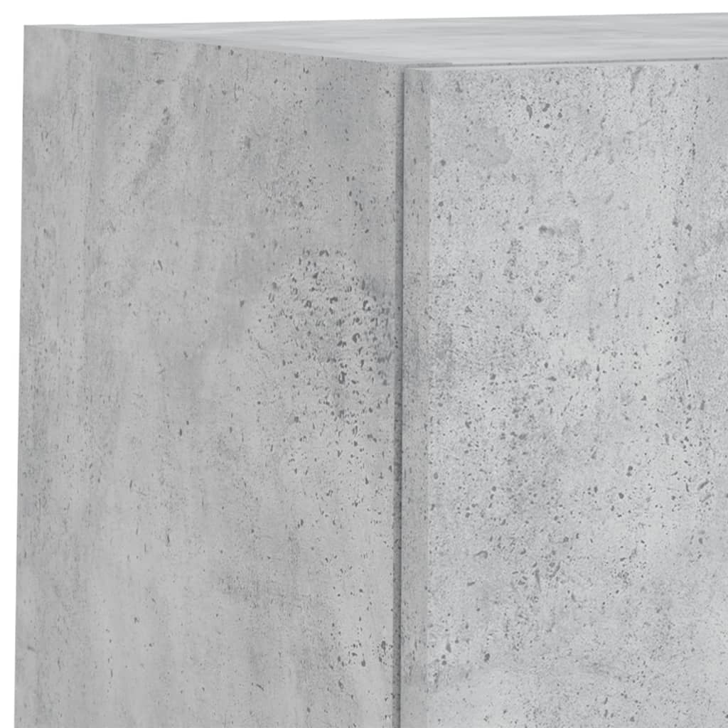 TV ormarići s LED svjetlima 2 kom siva boja betona 30,5x30x60cm