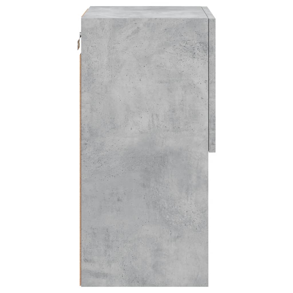 TV ormarići s LED svjetlima 2 kom siva boja betona 30,5x30x60cm