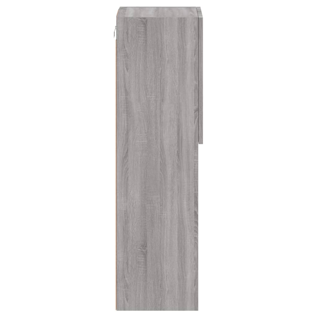 TV ormarić s LED svjetlima boja hrasta 30,5x30x102 cm