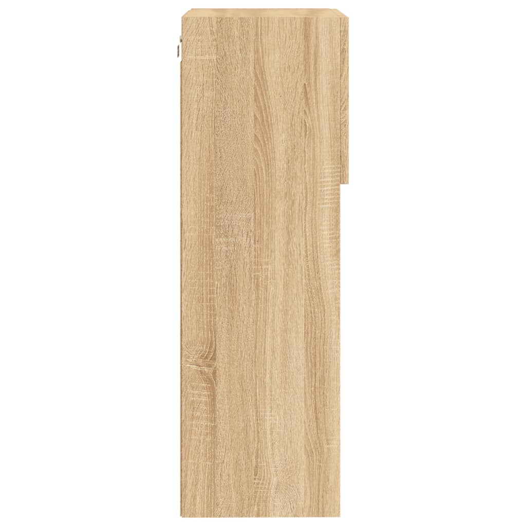 TV ormarić s LED svjetlima boja hrasta sonome 40,5x30x90 cm