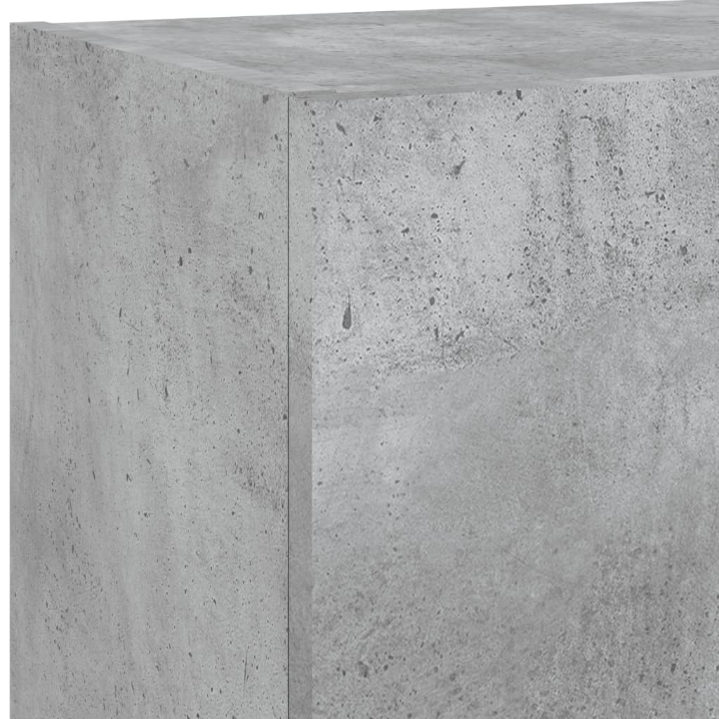 TV ormarići s LED svjetlima 2 kom boja betona 40,5 x 30 x 90 cm
