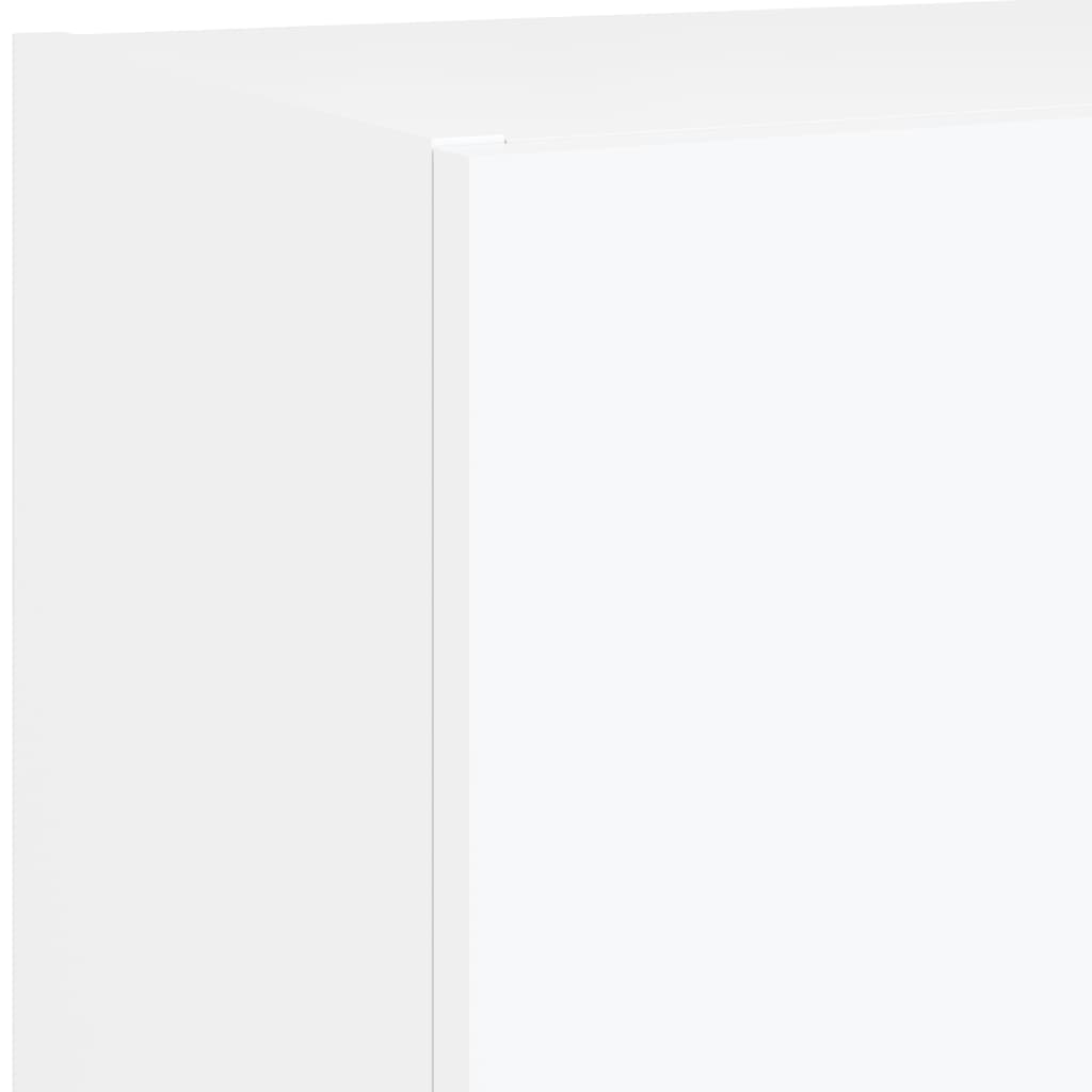 TV ormarić s LED svjetlima bijeli 40,5x30x102 cm