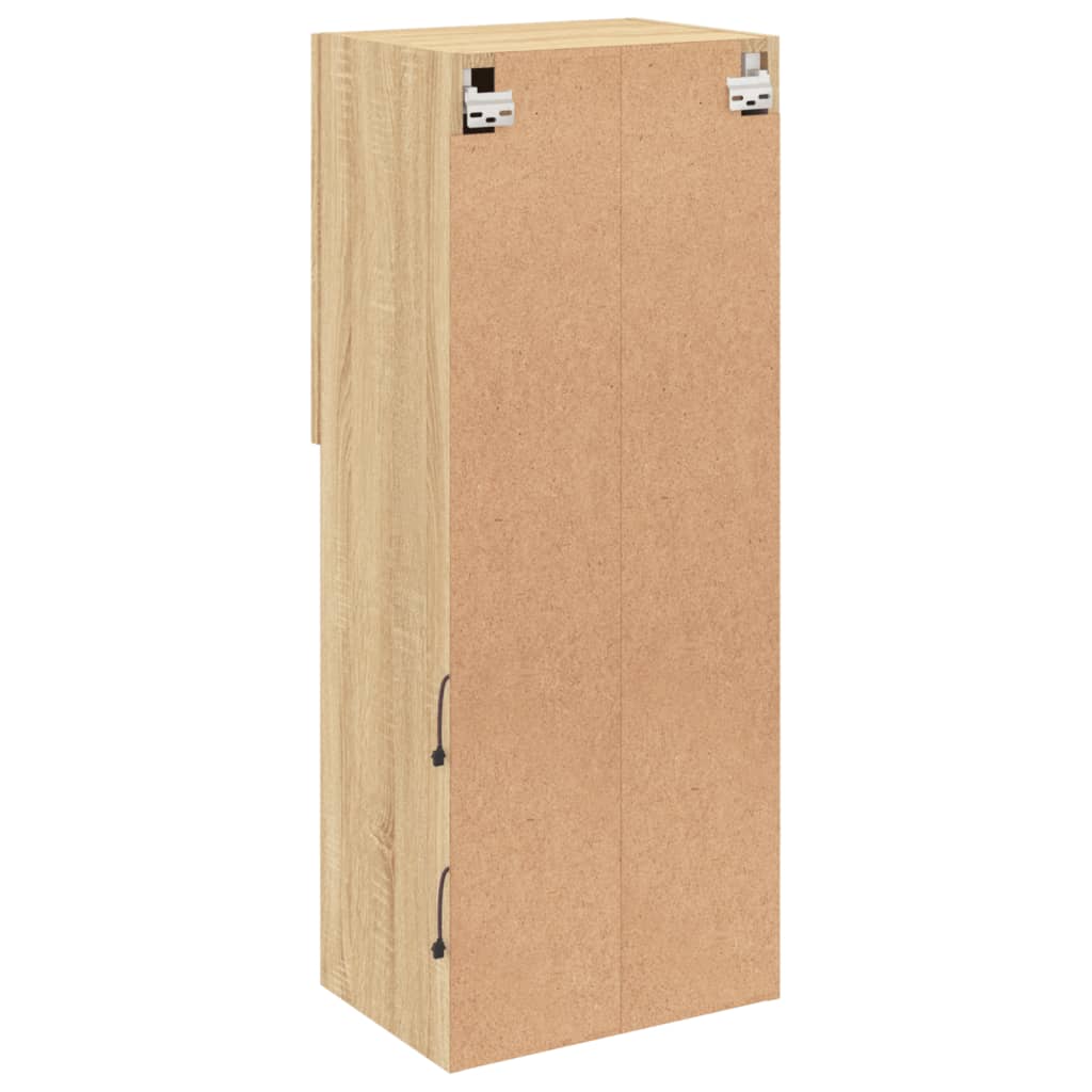 TV ormarić s LED svjetlima boja hrasta sonome 40,5x30x102 cm