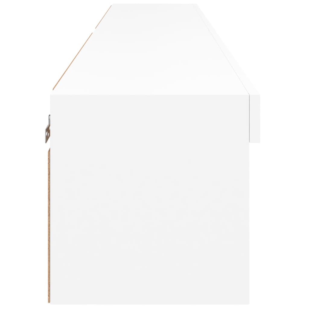 TV ormarići s LED svjetlima 2 kom bijeli 80x30x30 cm
