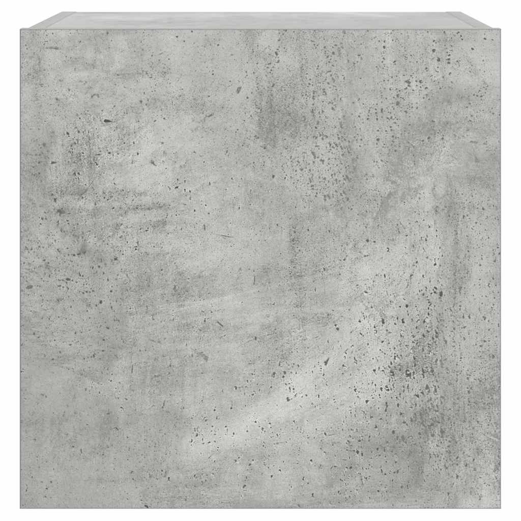 Zidni TV ormarići LED 2 kom siva boja betona 40,5 x 35 x 40 cm