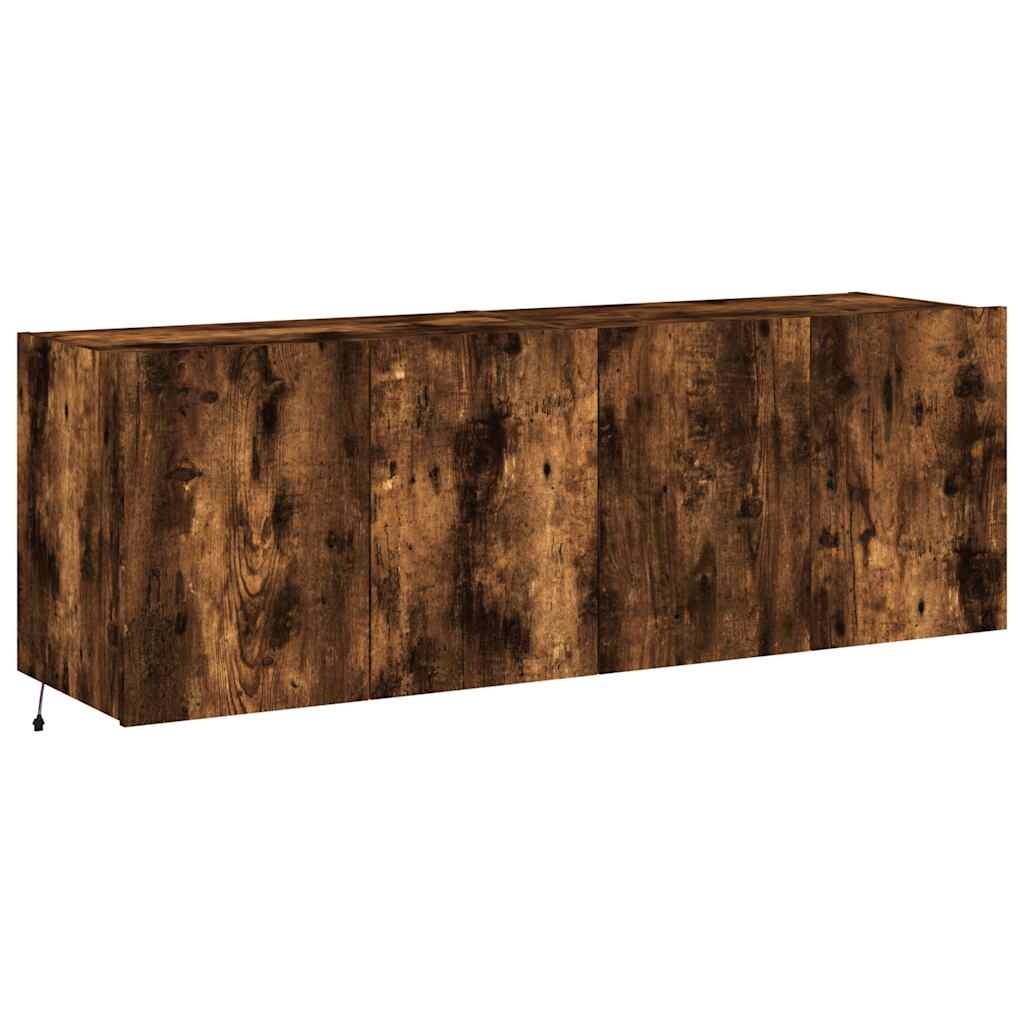 Zidni TV ormarići LED 2 kom boja hrasta 60x35x41 cm