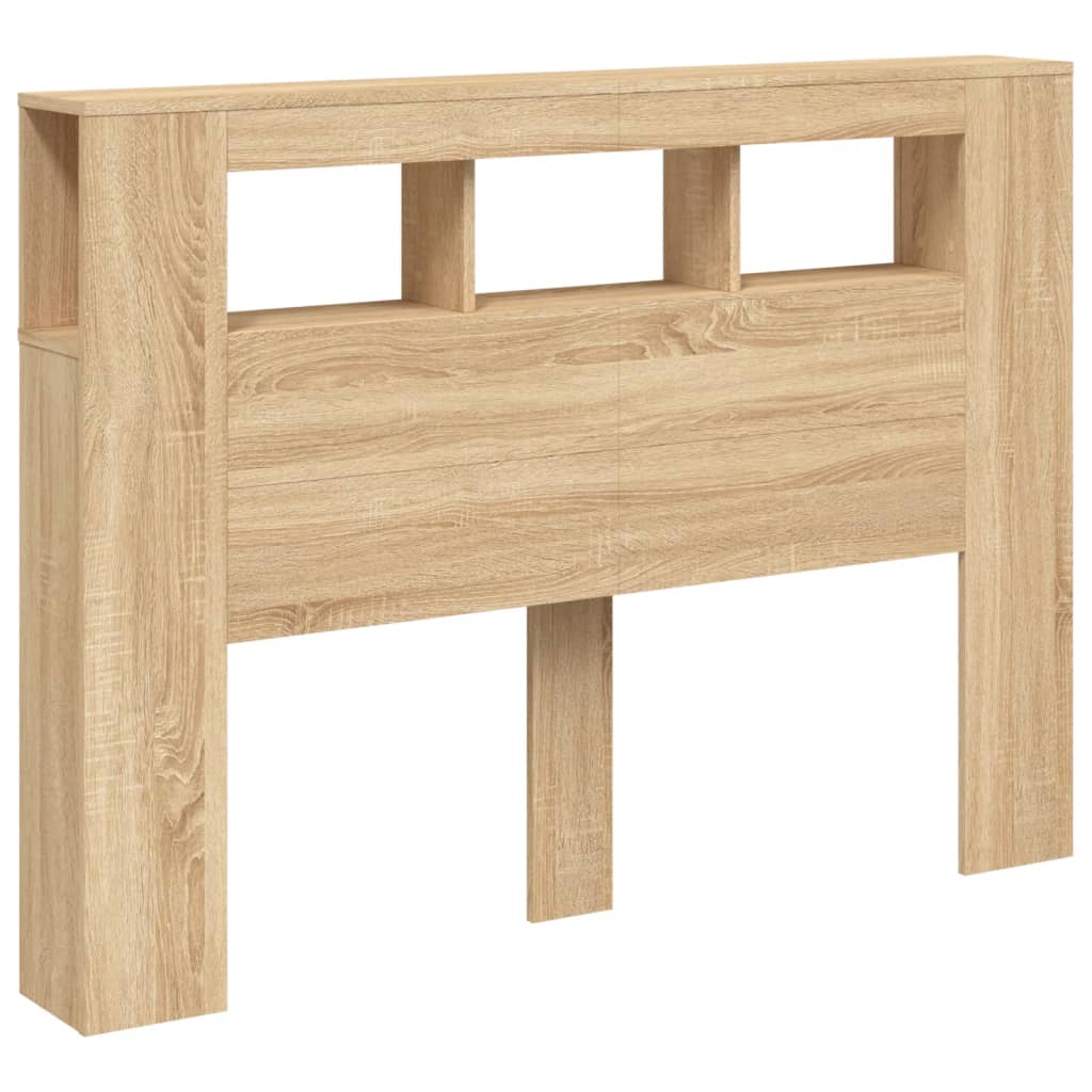 LED uzglavlje boja hrasta sonome 140x18,5x103,5 cm