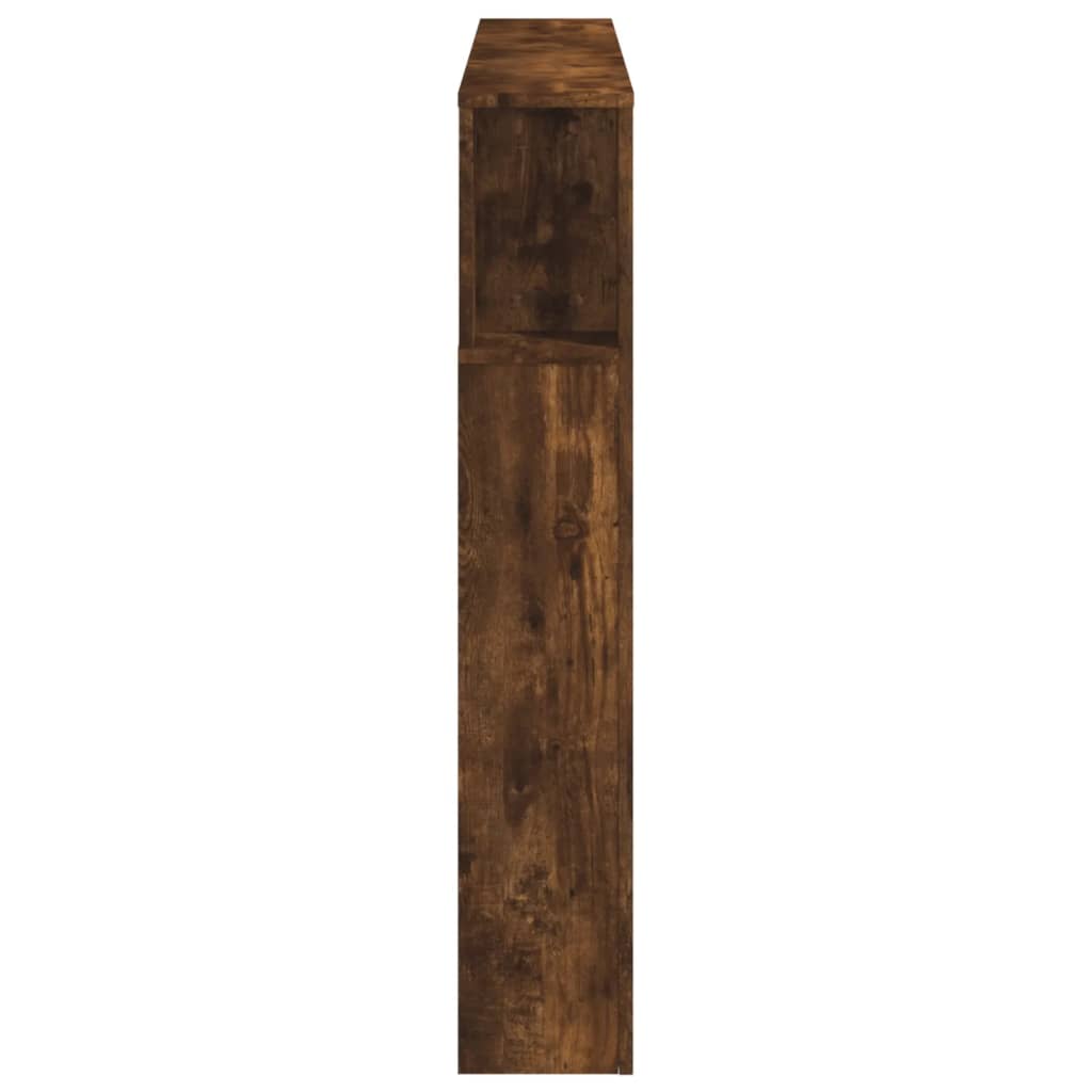 LED uzglavlje boja dimljenog hrasta 140x18,5x103,5 cm