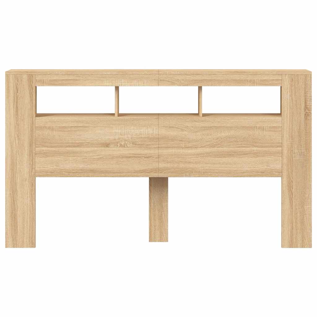 LED uzglavlje boja hrasta sonome 180x18,5x103,5 cm