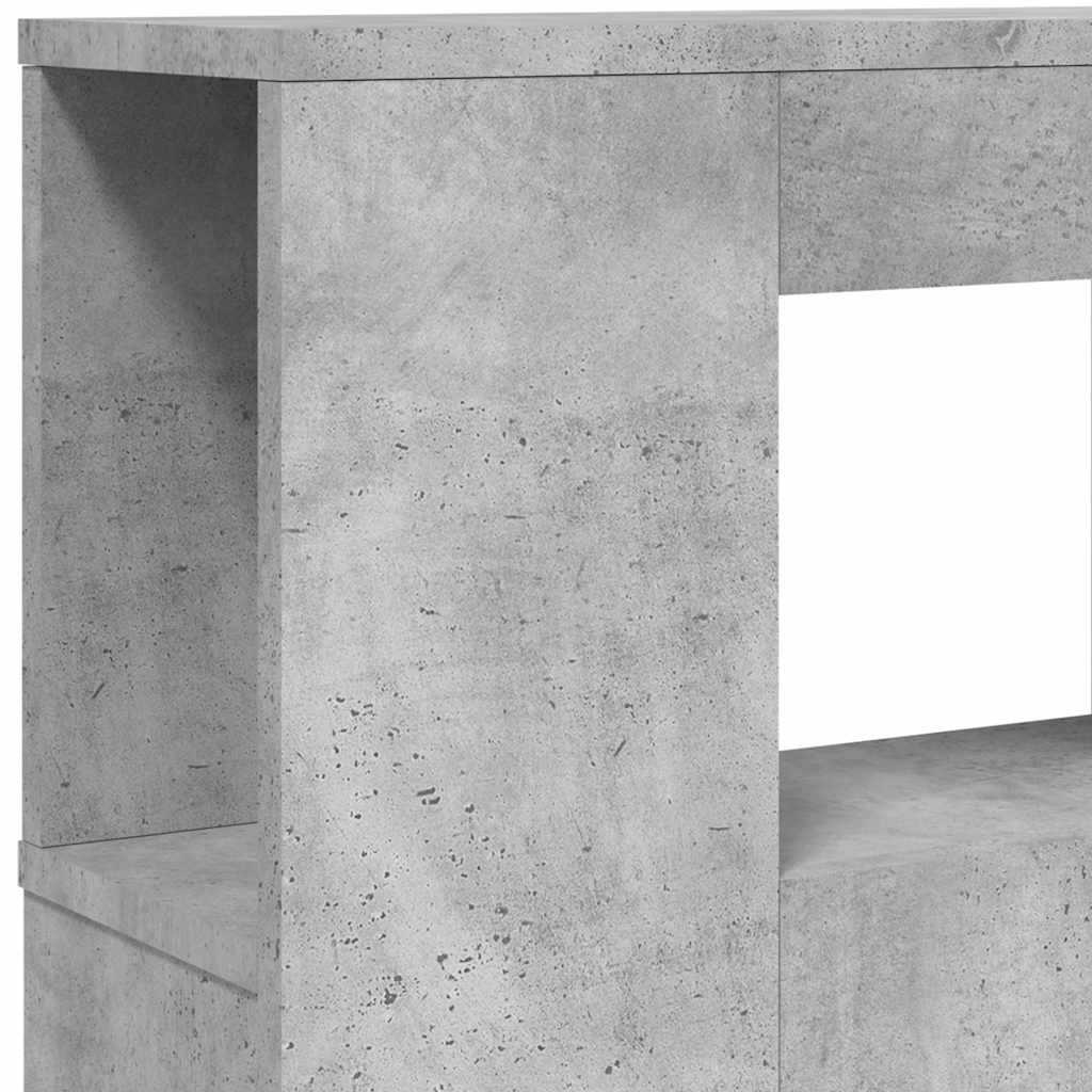 LED uzglavlje siva boja betona 180x18,5x103,5 cm