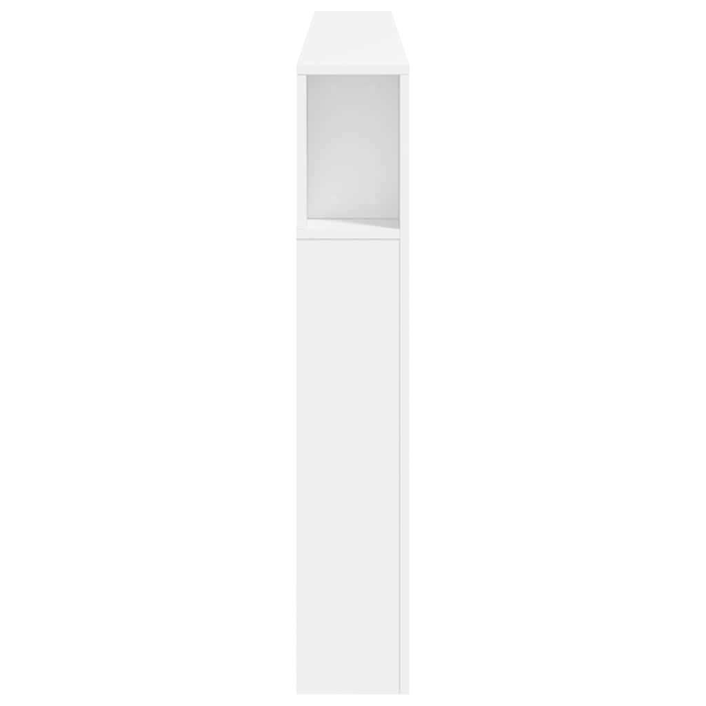 LED uzglavlje bijelo 200 x 18,5 x 103,5 cm konstruirano drvo