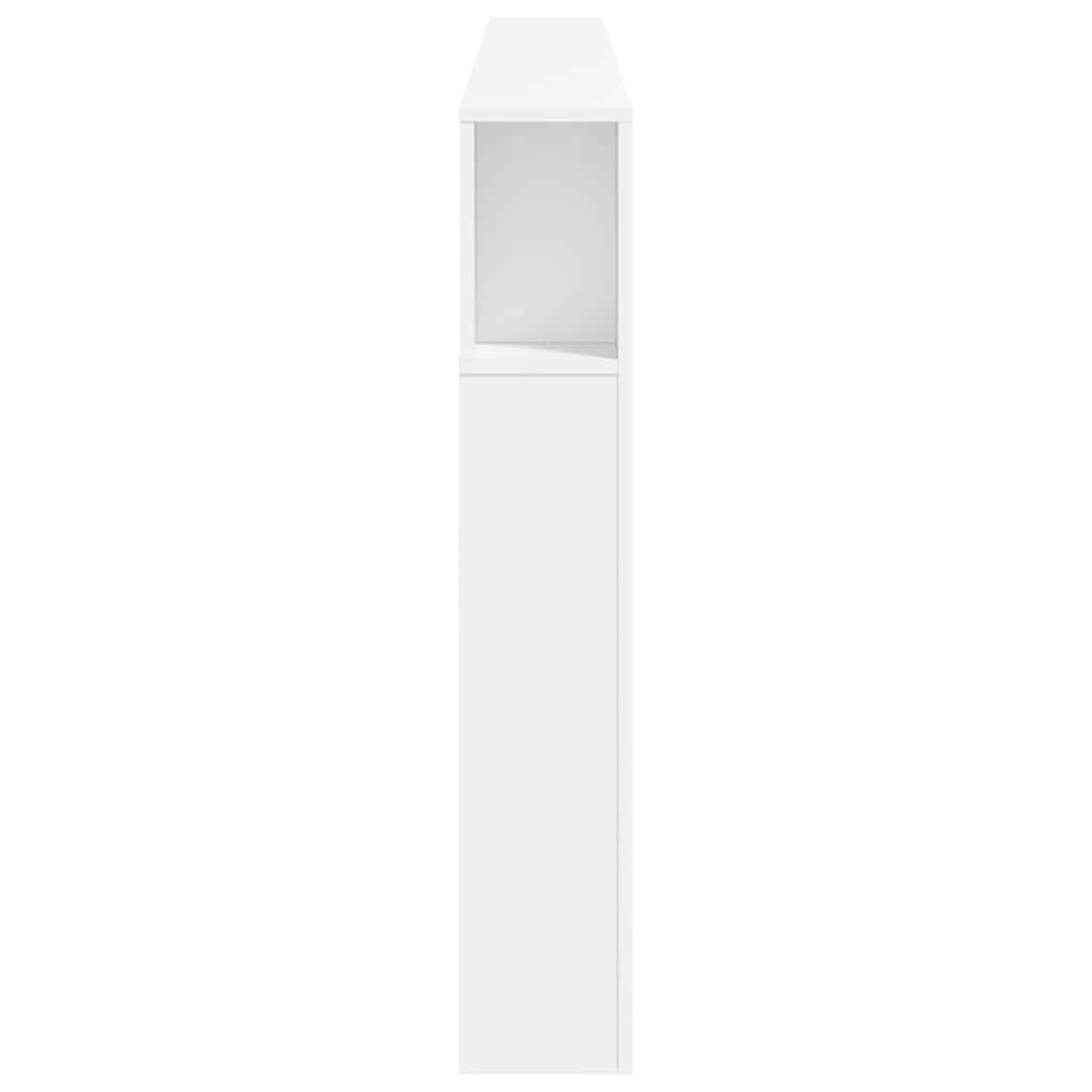 LED uzglavlje bijelo 220x18,5x103,5 cm konstruirano drvo