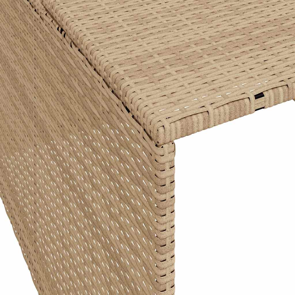 Garaža za robotsku kosilicu bež 86x90x52/57 cm od poliratana
