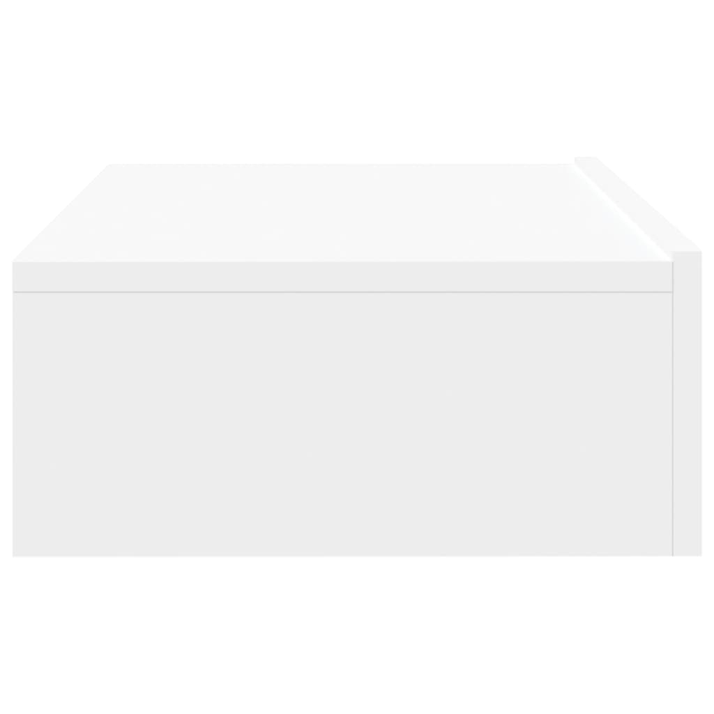 TV ormarić s LED svjetlima bijeli 60 x 35 x 15,5 cm