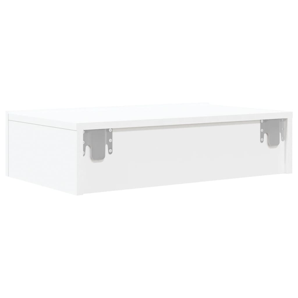 TV ormarić s LED svjetlima bijeli 60 x 35 x 15,5 cm