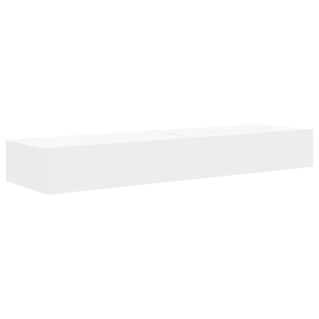 TV ormarić s LED svjetlima 2 kom bijeli 60 x 35 x 15,5 cm
