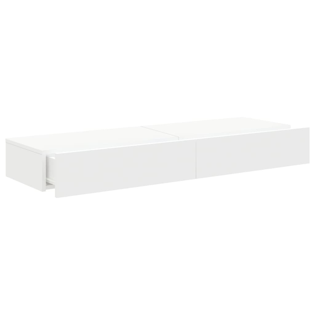 TV ormarić s LED svjetlima 2 kom bijeli 60 x 35 x 15,5 cm