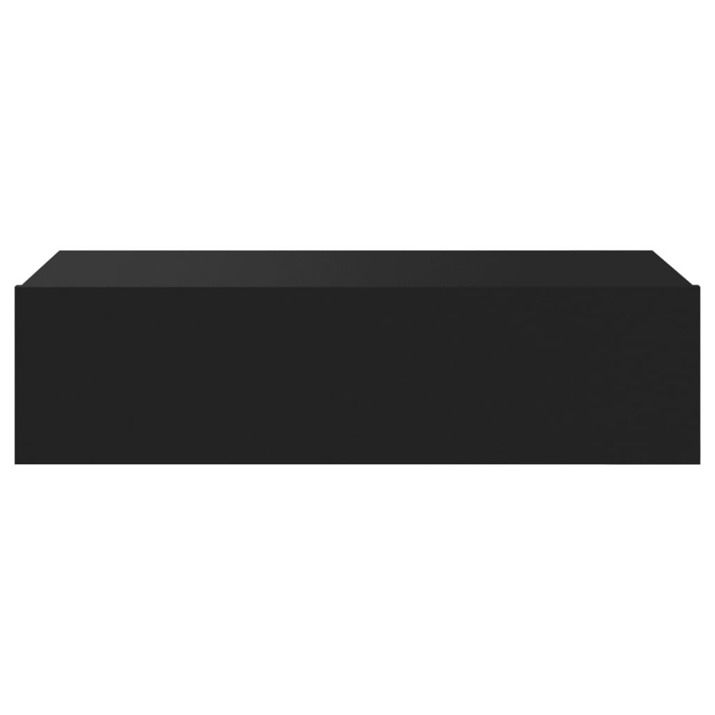 TV ormarić s LED svjetlima crni 60 x 35 x 15,5 cm