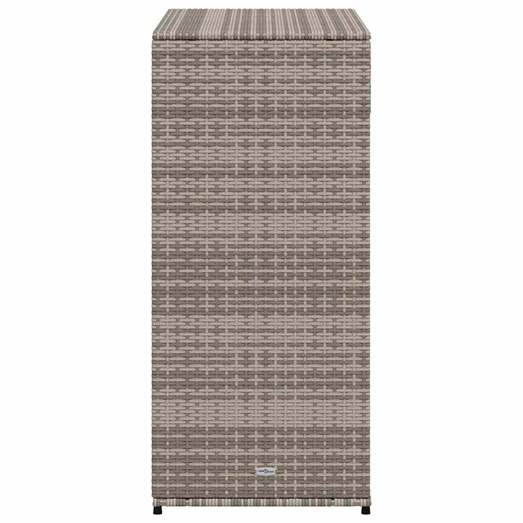 Vrtni ormarić za pohranu sivi 105 x 55 x 113 cm od poliratana