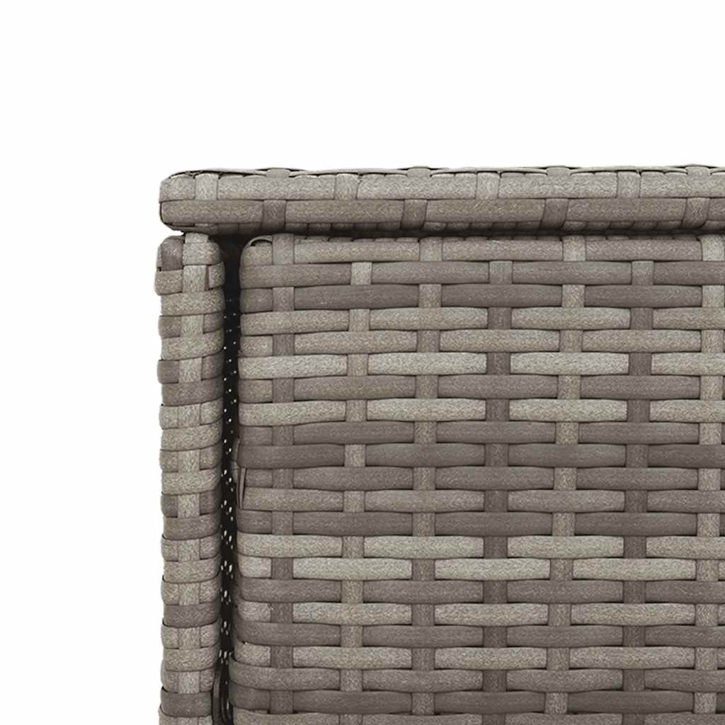 Vrtni ormarić za pohranu sivi 105 x 55 x 113 cm od poliratana