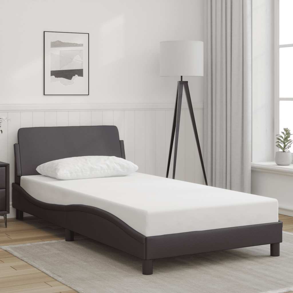 Okvir za krevet Dover sivi 100x200 cm od umjetne kože