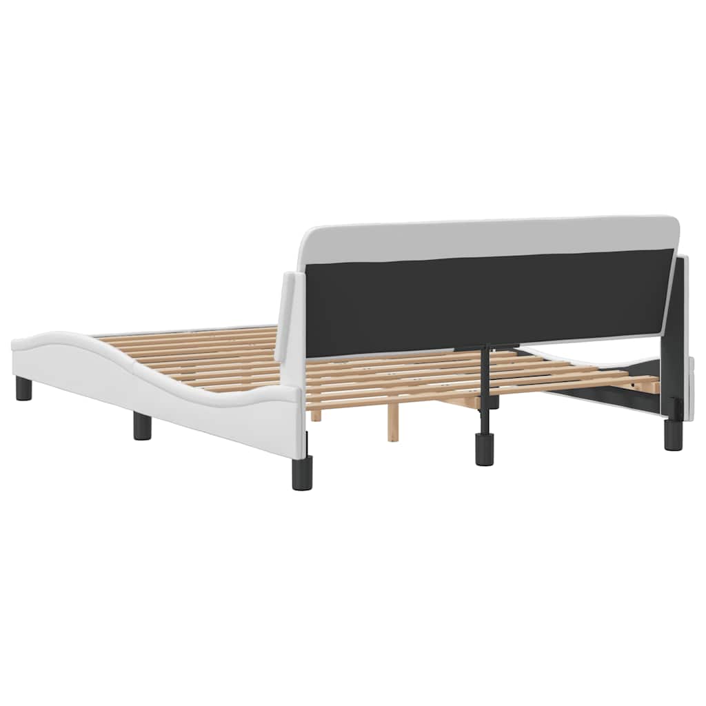 Okvir za krevet Dover bijeli 120x200 cm od umjetne kože