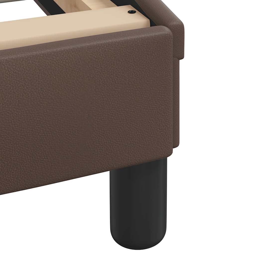 Okvir za krevet Dover smeđi 120x200 cm od umjetne kože