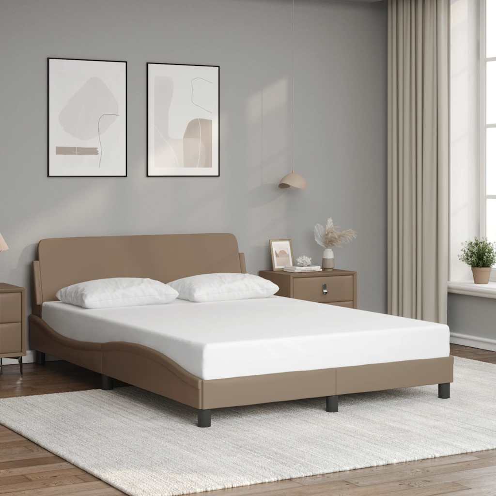 Okvir za krevet Dover boja cappuccina 120x200 cm umjetna koža