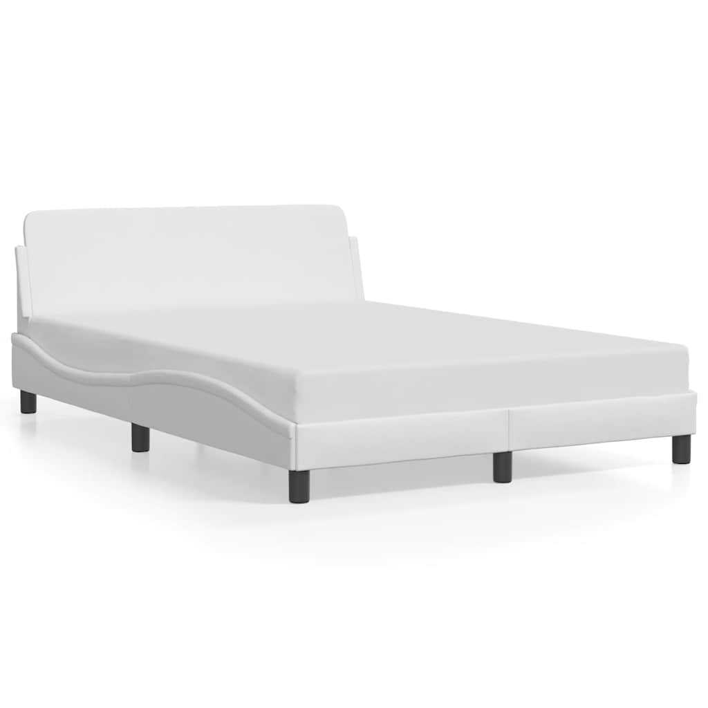 Okvir za krevet Dover bijeli 140x200 cm od umjetne kože