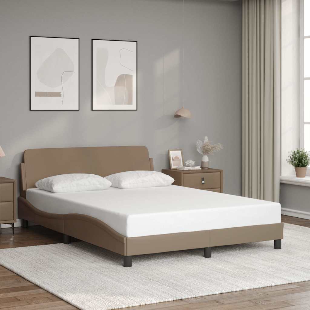 Okvir za krevet Dover cappuccino 140x200 cm umjetna koža