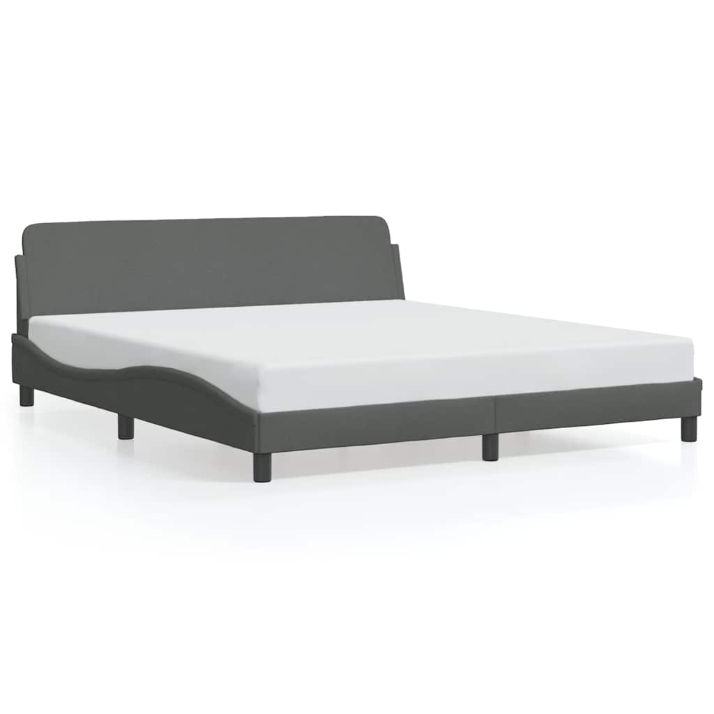 Okvir za krevet Dover tamnosivi 180x200 cm od tkanine