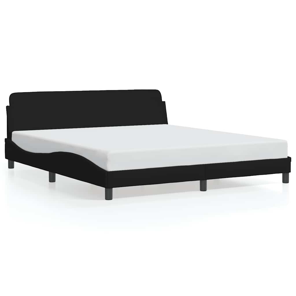 Okvir za krevet Dover crni 180x200 cm od tkanine