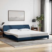 Okvir za krevet Dover plavi 200x200 cm od tkanine