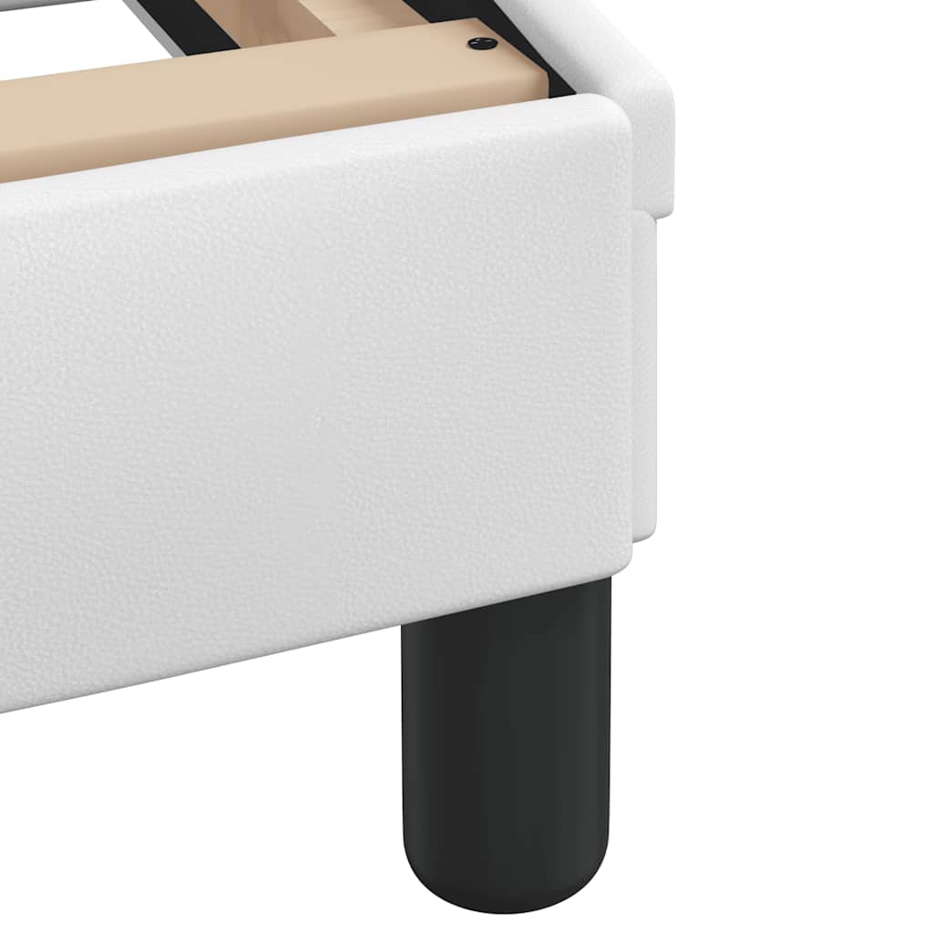 Okvir za krevet Dover bijeli 200x200 cm od umjetne kože