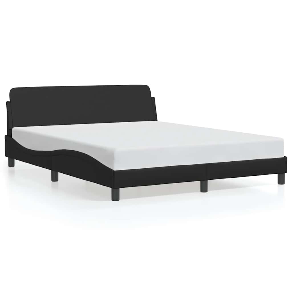 Okvir za krevet Dover crni 152x203 cm od umjetne kože