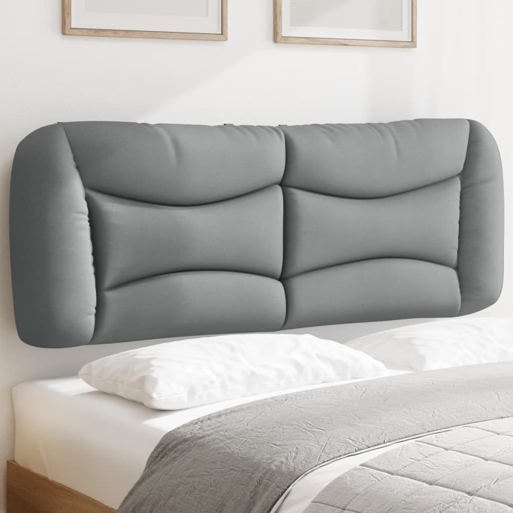 Jastuk za uzglavlje Hvar svjetlosivi 120 cm od tkanine