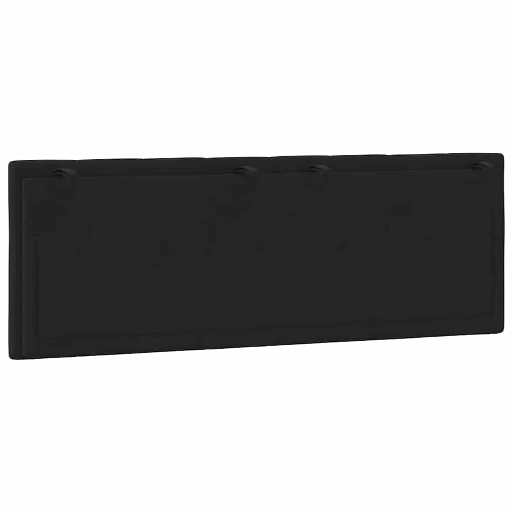Jastuk za uzglavlje Hanko crni 120 cm baršunasti