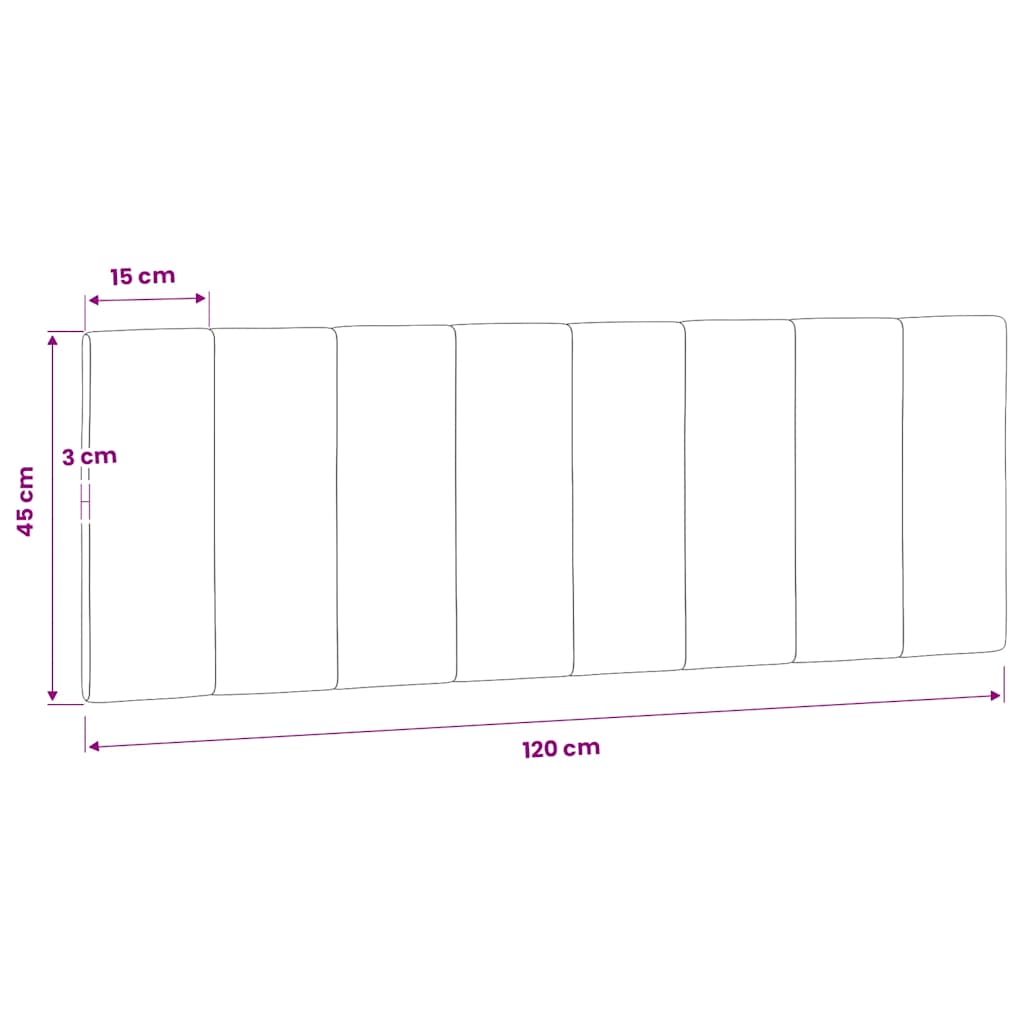 Jastuk za uzglavlje Hanko plavi 120 cm baršunasti