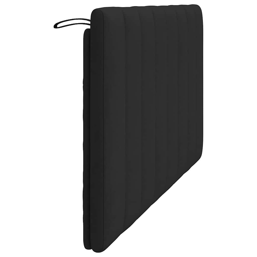 Jastuk za uzglavlje Hanko crni 160 cm baršunasti
