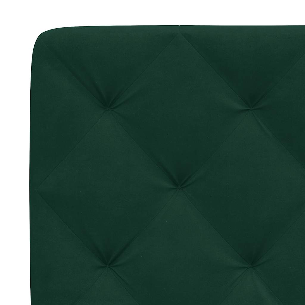 Jastuk za uzglavlje tamnozeleni 90 cm baršunasti