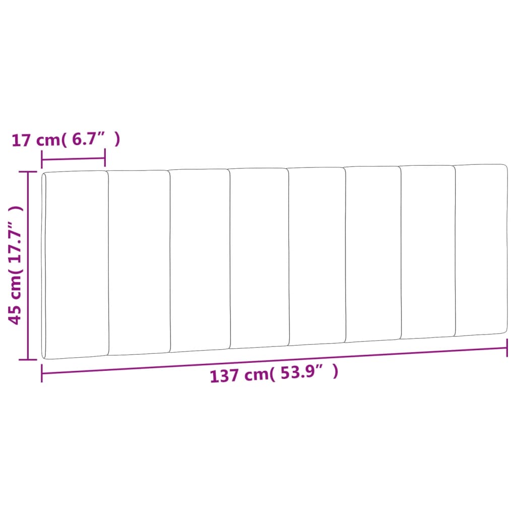 Jastuk za uzglavlje Hanko svjetlosivi 137 cm baršunasti