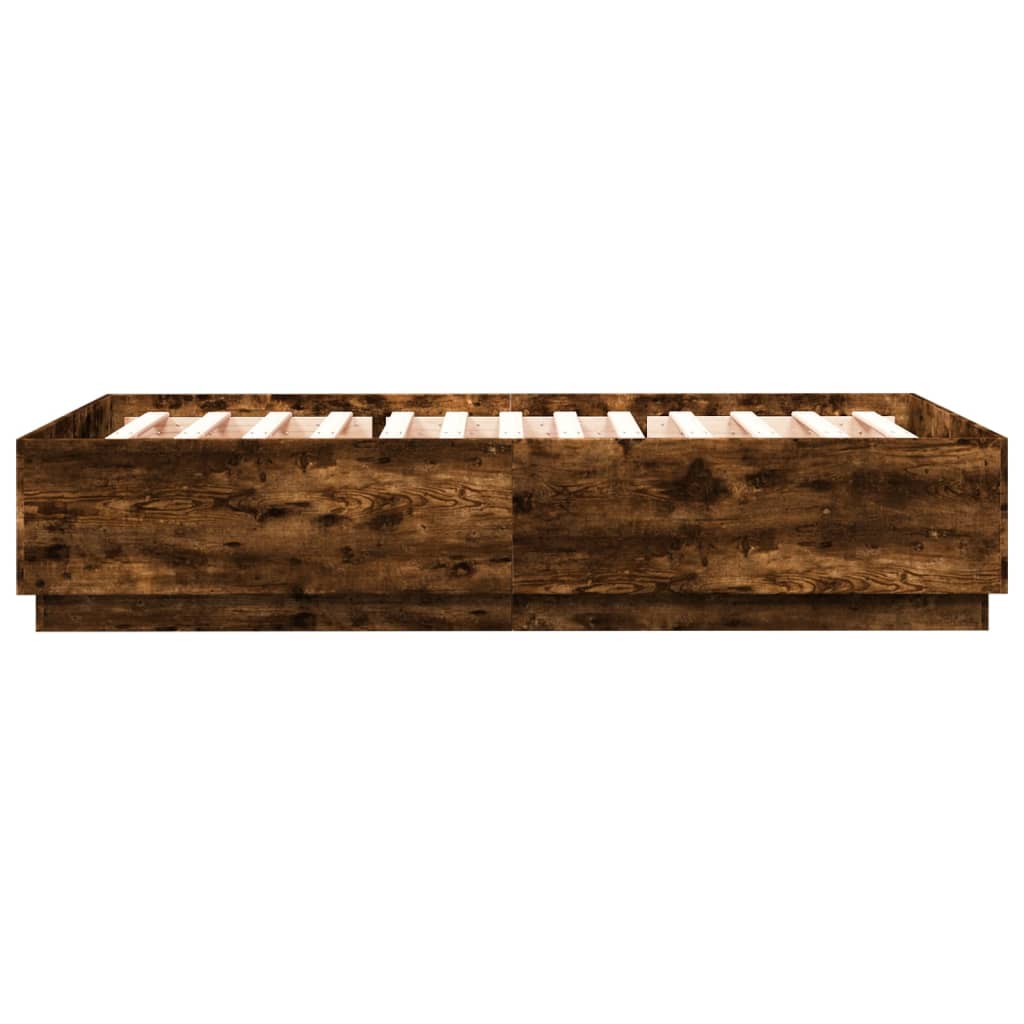 Okvir kreveta boja hrasta 120x200 cm od konstruiranog drva