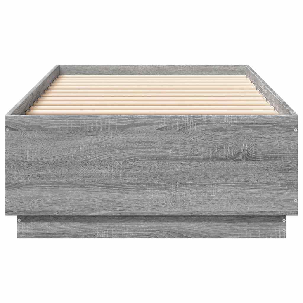 Okvir za krevet boja hrasta 100x200 cm od konstruiranog drva