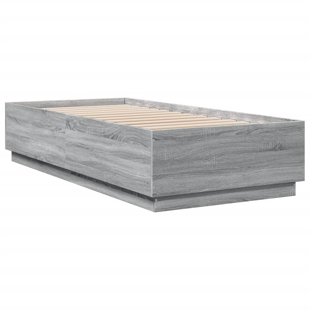 Okvir za krevet boja hrasta 90x200 cm od konstruiranog drva