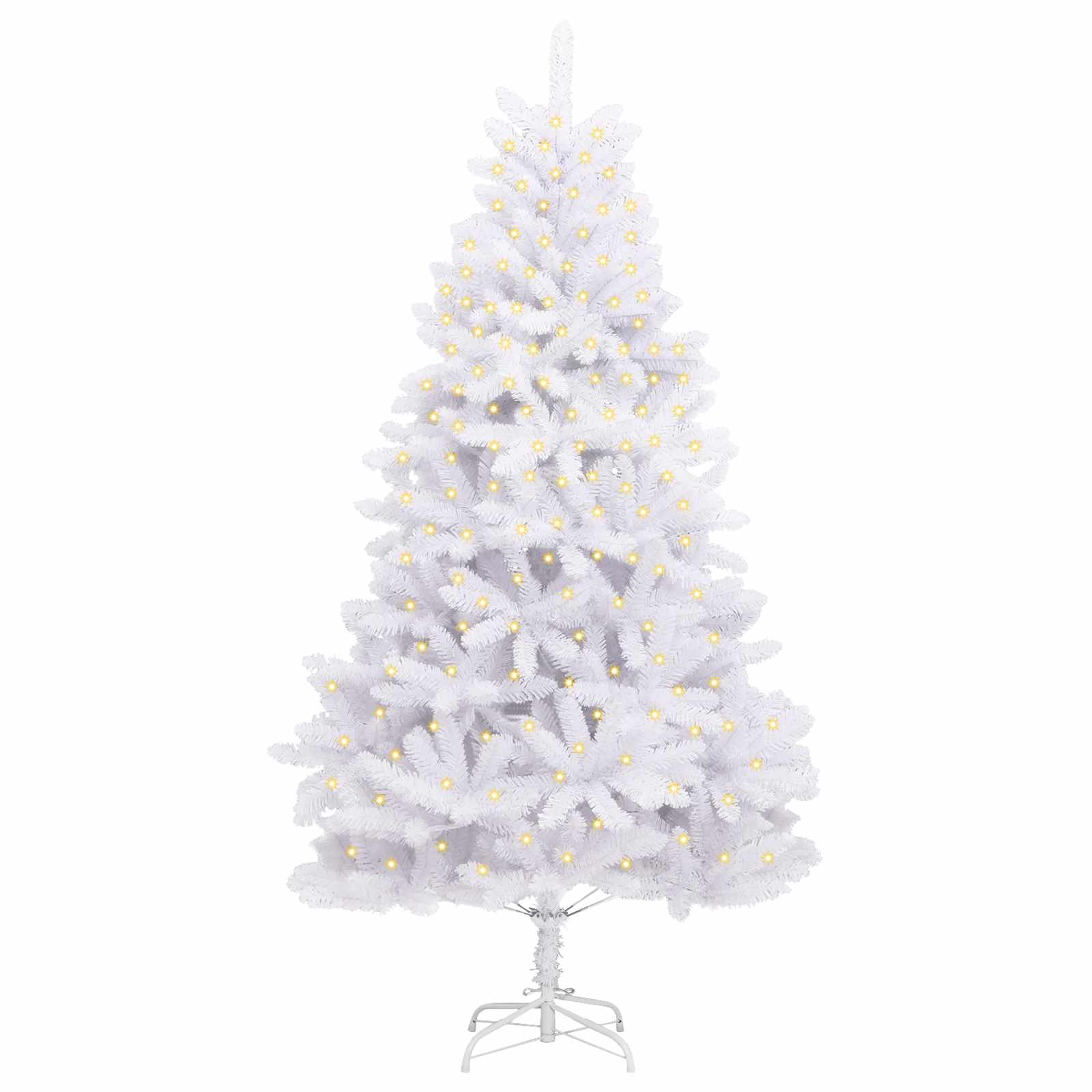 Umjetno božićno drvce Bijelo 300 cm PVC i metal