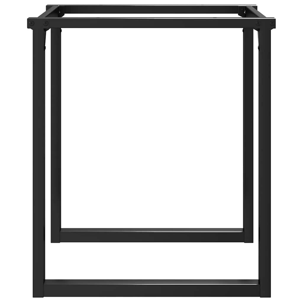 Noge za blagovaonski stol O-oblika 60x60x73 cm čelik
