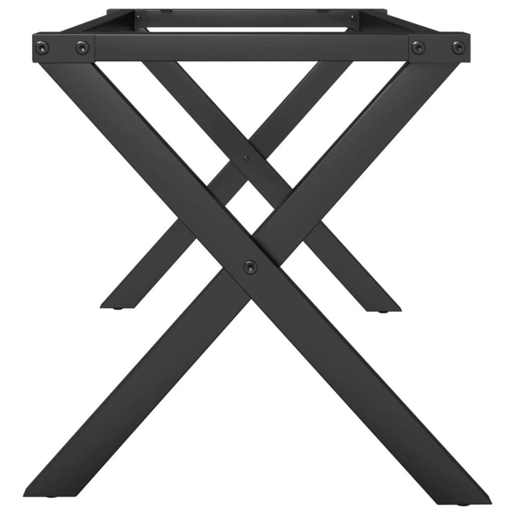 Noge za stolić za kavu s X-oblikom 80x40x43 cm čelik