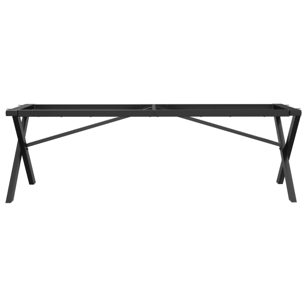 Noge za stolić za kavu s X-oblikom 140x30x43cm čelik