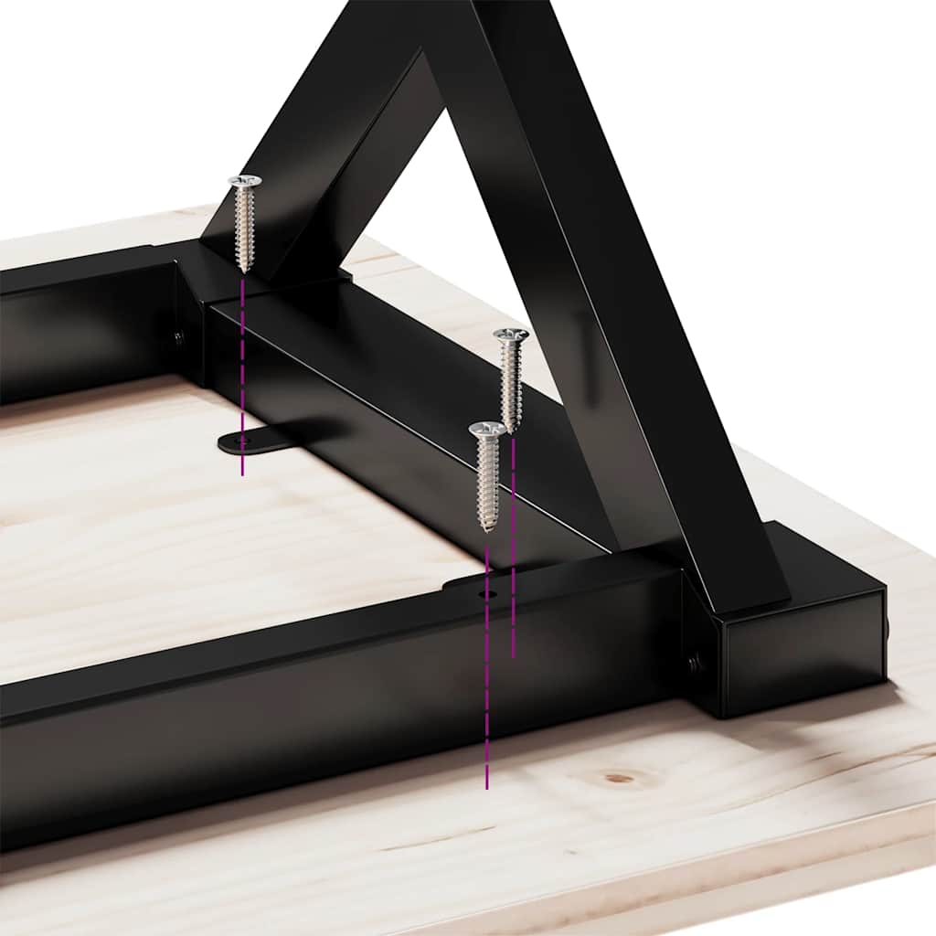 Noge za blagovaonski stol X-oblika 40x40x73 cm čelik