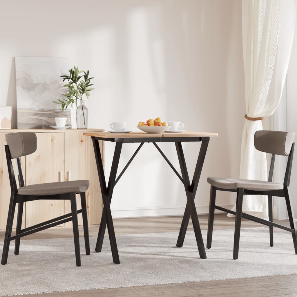 Noge za blagovaonski stol X-oblika 60x40x73 cm čelik